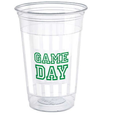 Game Day Football 16oz Plastic Party Cups 8ct
