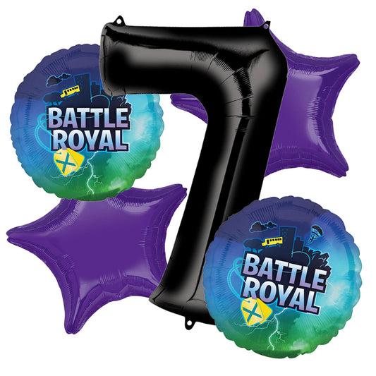 BATTLE ROYAL FORTNITE INSPIRED GIANT BALLOON BOUQUET
