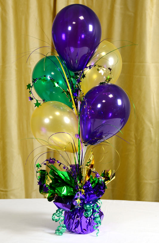 Mardi Gras Balloon Table 18" Centerpieces
