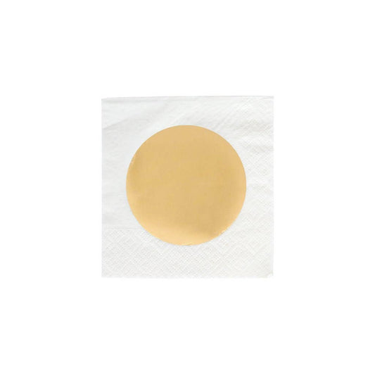 Gold Dot Cocktail Napkins