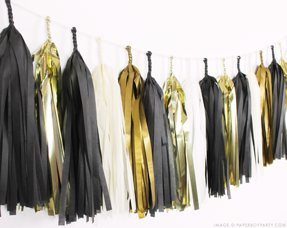 Black Tie Garland Kit