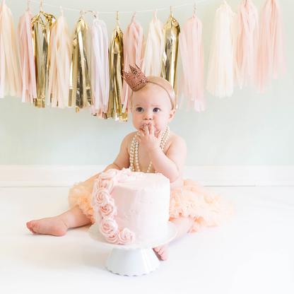 Blush Pink & Gold Tassel Garland Kit