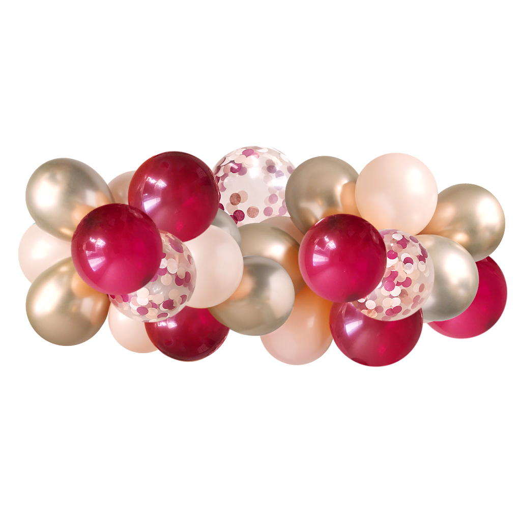 DIY Balloon Garland Kit - Burgundy - 5ft