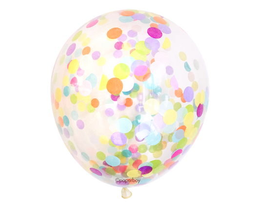 Confetti Balloon  Rainbow Unicorn