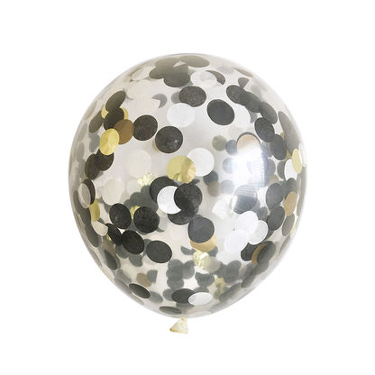 Confetti Balloon - - Black Tie