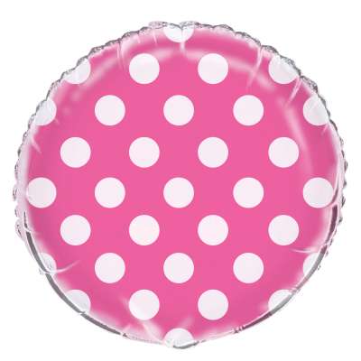 Pink Polka Dot Mylar