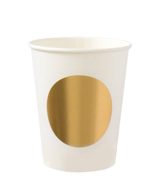 Gold Dot 8oz Cups