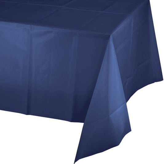 Navy Plastic Tablecover