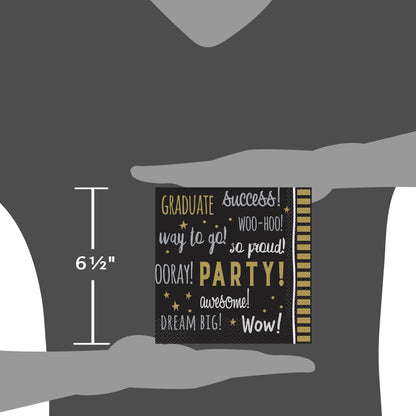 You Did It! Graduation Paper Luncheon Napkins, 6.5 in, 16ct