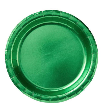 Metallic Green Dessert Plate (8-count)
