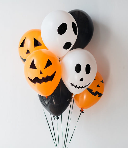 Boo ghost Patch Bouquet of Balloons 10ct.