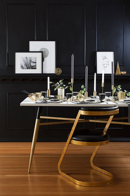 Noir - Black Colorblock Paper Cups