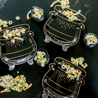 Spellbound Cauldron 8" Shaped Plate (8 Count)