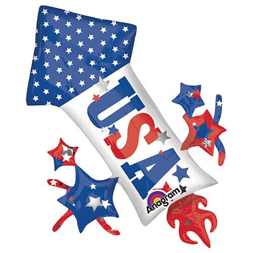 USA Patriotic Rocket