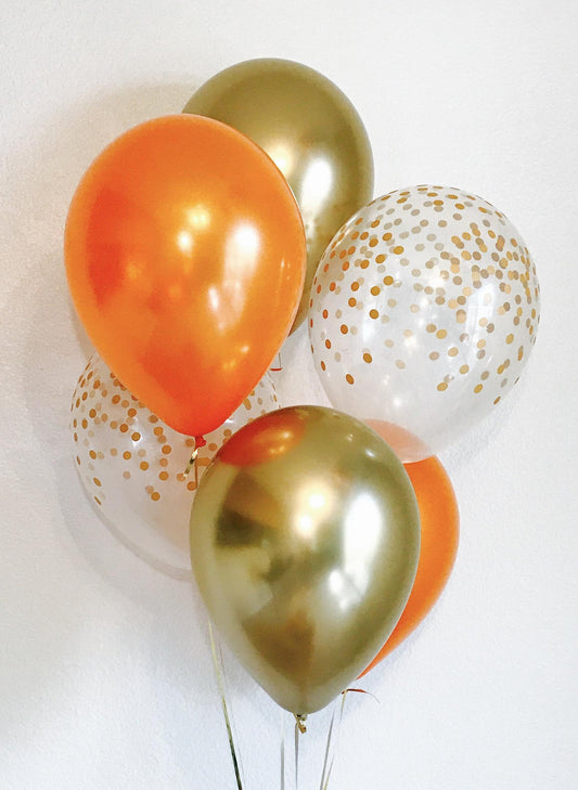 Orange Construction Dots Bouquet