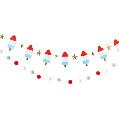 Red White & Blue Popsicle - Party Decorations