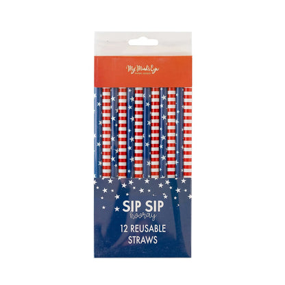 Reusable Plastic Straws | Stripe Straws