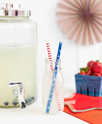 Reusable Plastic Straws | Stripe Straws