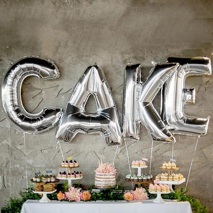 Silver Letter 34''Balloons