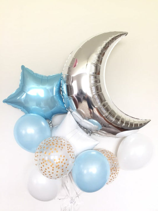 Moon Space Lt. Blue Bouquet