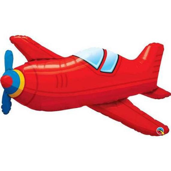 Jumbo Red AirPlane, 36"