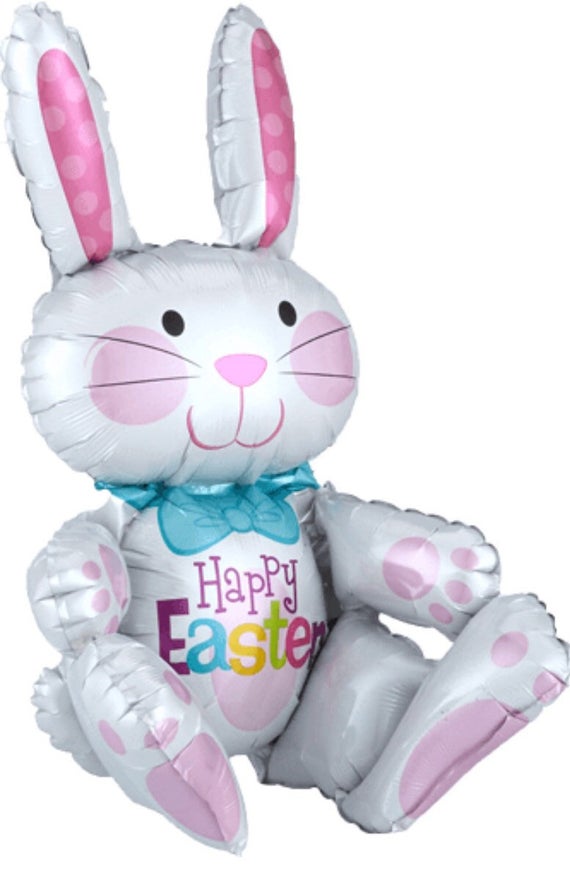 PKGD SITTING BUNNY 24" FOIL BALLOON