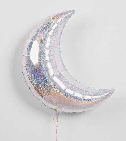 Holographic Moon Crescent 26'' Space