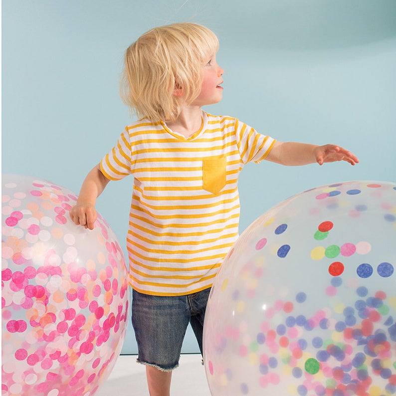 Color Rainbow 36'' Confetti Balloon