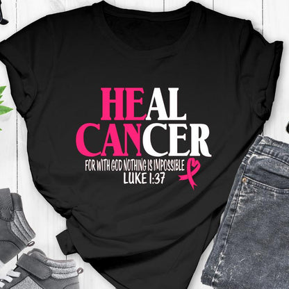 Heal Cancer Bella Canvas Shirt