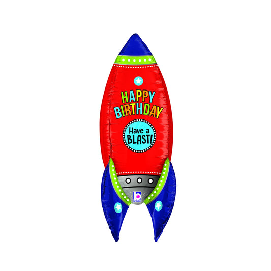 Rocket Ship Spaceship 36" Balloon