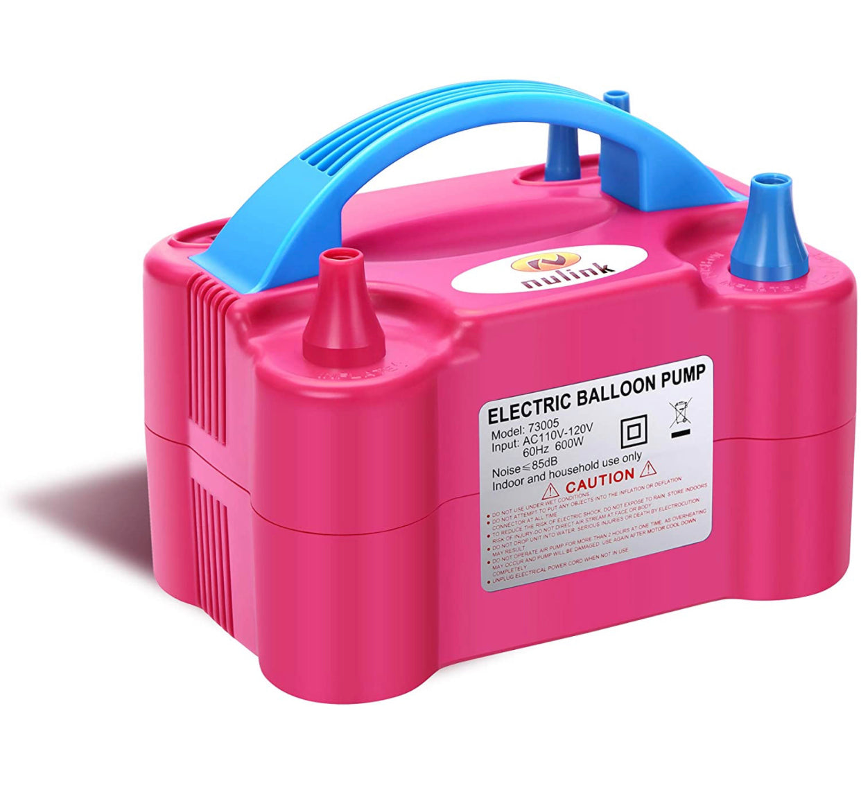 Electric Dual Nozzle Balloon Blower Pump