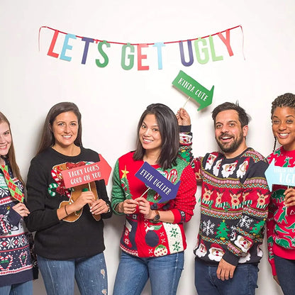 Holiday Ugly Christmas Sweater Party Kit