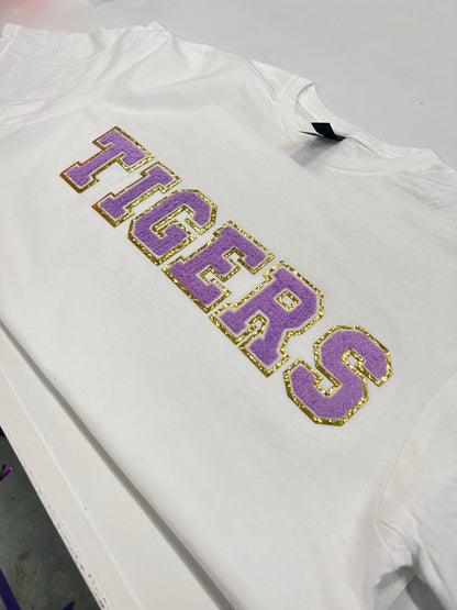 Chenille Tigers Patch Shirt