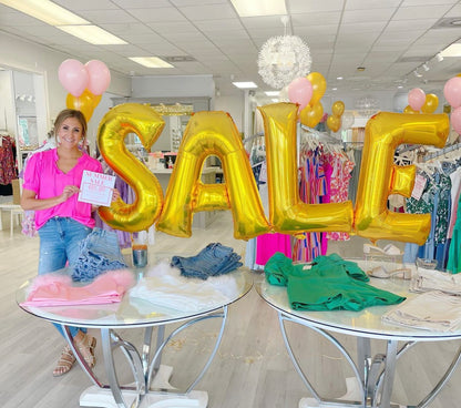 Gold Letter 34'' Balloons