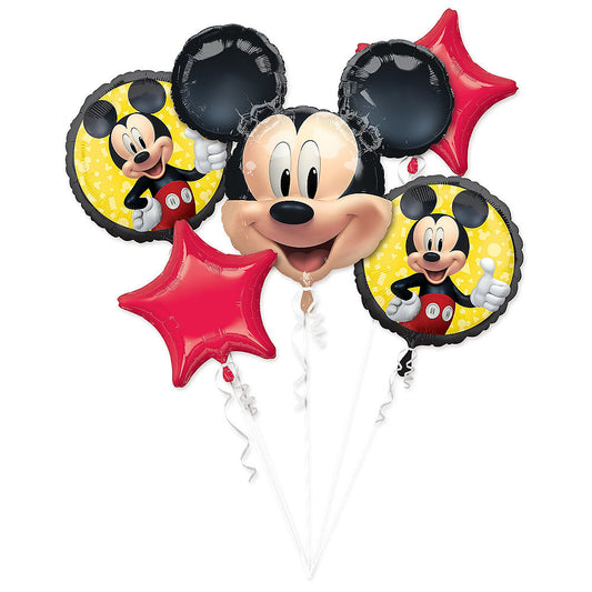 Mickey Mouse Balloon Bouquet 5pc