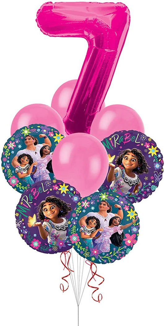 Encanto Balloon Number Set 9pc