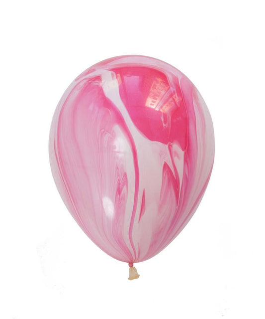 LATEX 11' Pink MARBLE BALLOON