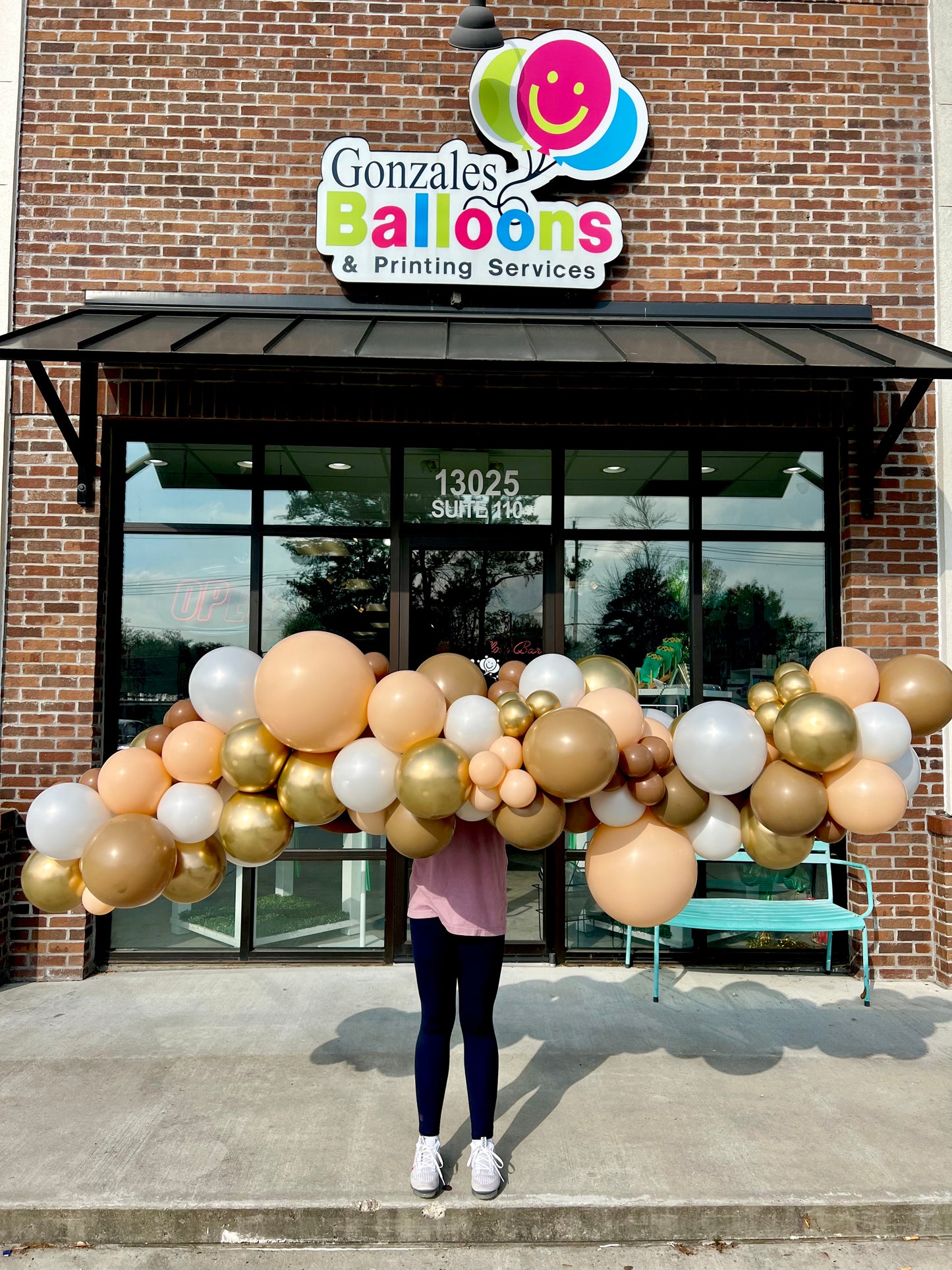 Mocha Latte Balloon GARLAND TO-GO (NO INSTALL)