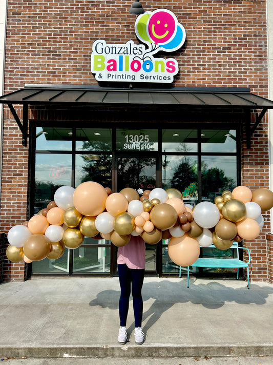Mocha Latte Balloon GARLAND TO-GO (NO INSTALL)