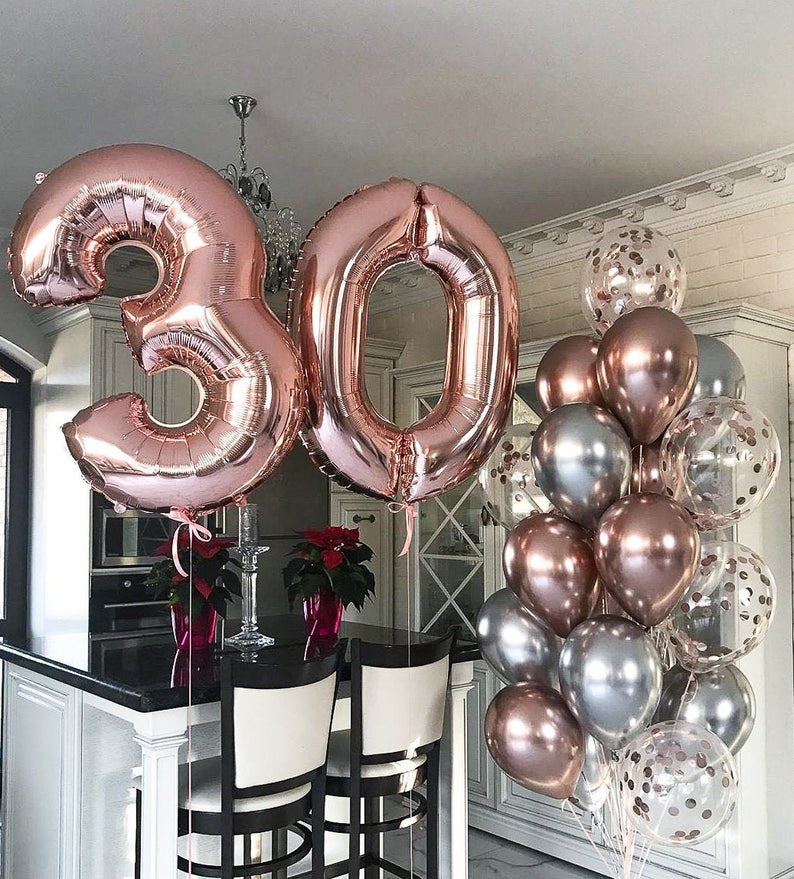 Chrome Birthday Satin Finish Bouquet