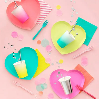 Novelty Plates - I Heart Neon