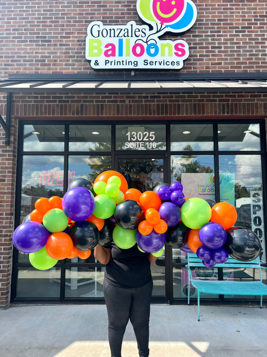 Halloween Mix Color Balloon GARLAND TO-GO (NO INSTALL)