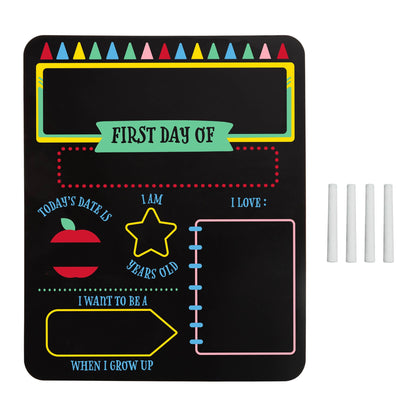First and Last Day of School Reversible Chalkboard