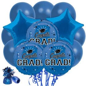 Blue Party Grad Package 14pc