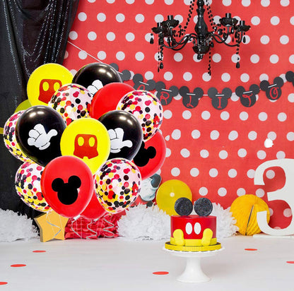 Mickey Mouse Fun Confetti Party Bouquet Balloons