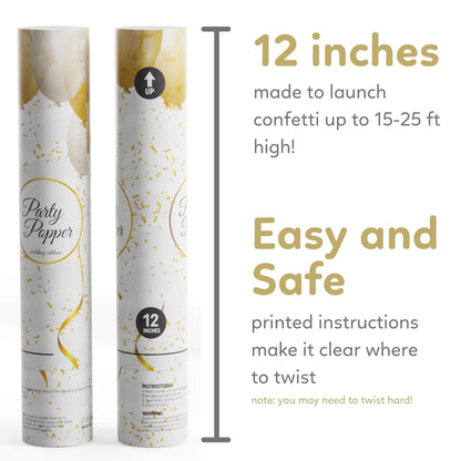 Glitter Gold Confetti Cannon