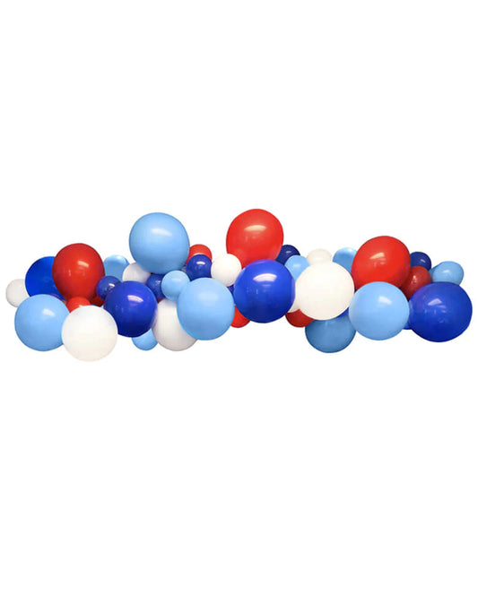 Baseball Style BALLOON GARLAND (TO GO NO INSTALL)