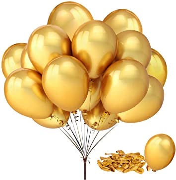 One Dozen Chrome Gold Latex