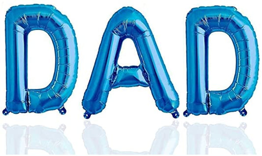 Dad Blue 34” Letters Set