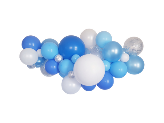 Baby Shower Blue BALLOON GARLAND(TO GO NO INSTALL)